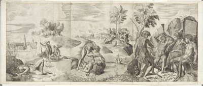 Apollo i Marsyas av Giulio Sanuto