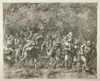 bachchanal av Giulio Sanuto
