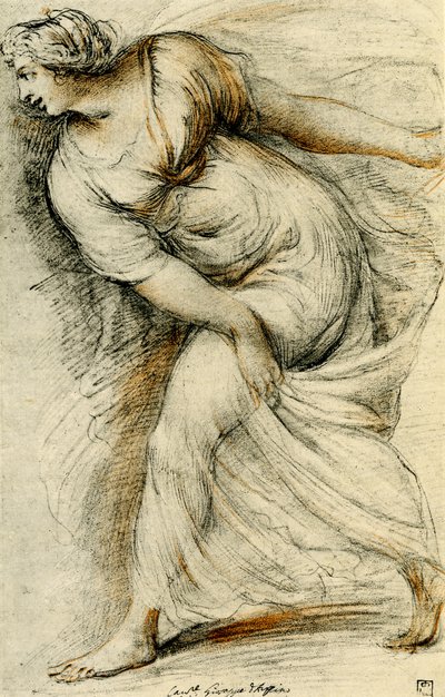 Dansende jente av Giuseppe Cesari