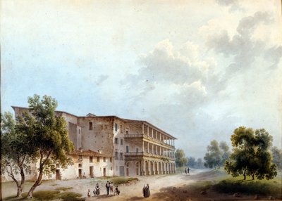 Milan, Simonetta Villa. Maleri av Alinovi. Stendhal omdøpte Angela Pietragrua til Lady Simonetta. Milano museum, Milano av Giuseppe Alinovi
