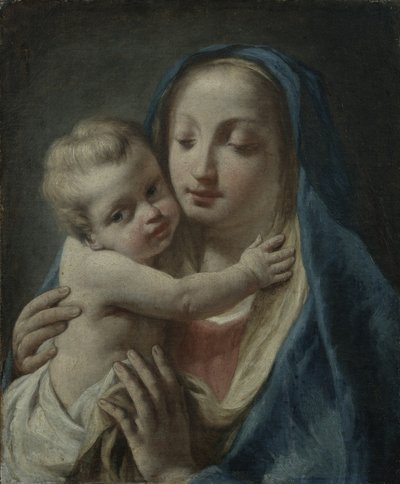Jomfru og barn, ca. 1750-60 av Giuseppe Angeli