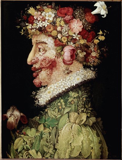 Vårmaleri av Giuseppe Arcimboldo (1527-1593). 1589. Madrid. Real Academy of Bellas Artes de San Fernando, Madrid av Giuseppe Arcimboldo