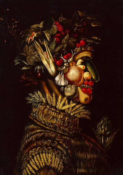 Sommer (olje på lerret) av Giuseppe Arcimboldo