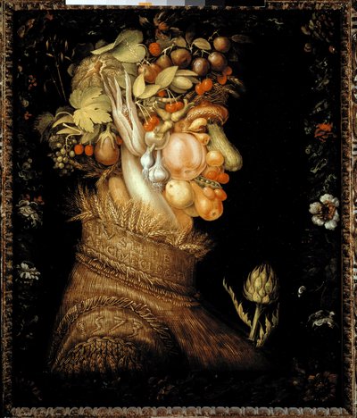 Sommer (olje på lerret av Giuseppe Arcimboldo