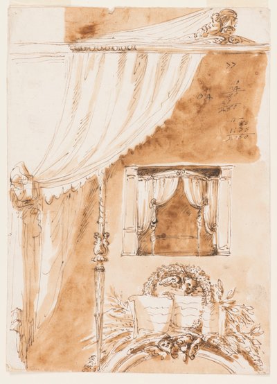 Sengealkove av Giuseppe Barberi