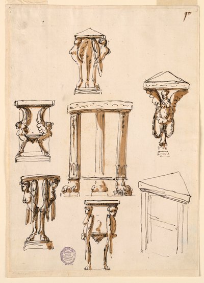 Konsolltabeller av Giuseppe Barberi