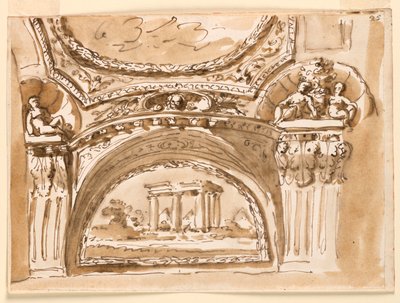 Design for takdekorasjon av Giuseppe Barberi