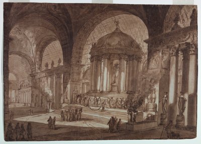 Scenedesign, Kjærlighetens tempel av Giuseppe Barberi
