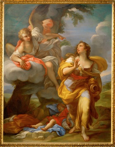 Hagar og engelen - Hagar og engelen … av Giuseppe Bartolomeo Chiari