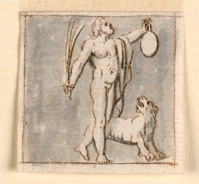 Dionysos med Panther av Giuseppe Bernardino Bison