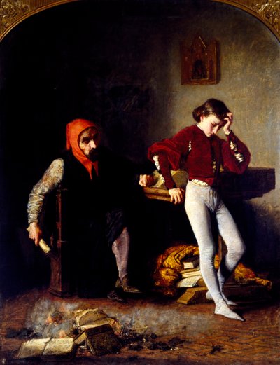 Grev Lara, av Giuseppe Boschetto (1841-1918), olje på lerret, 99x77 cm. av Giuseppe Boschetto