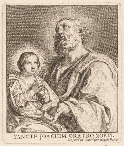 Den hellige Joachim og spedbarnet jomfru Maria av Giuseppe Bottani