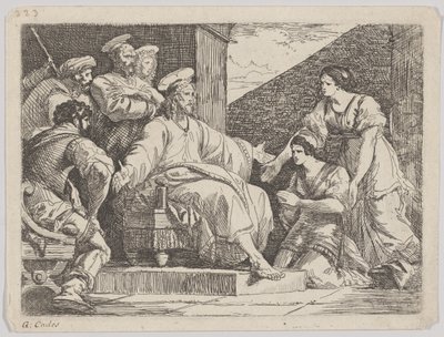 Kristus sittende forkynnelse, 1766. av Giuseppe Cades