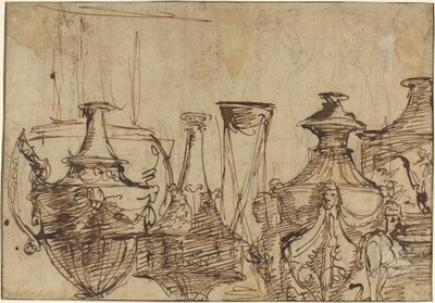 Design for vaser [verso] av Giuseppe Cades