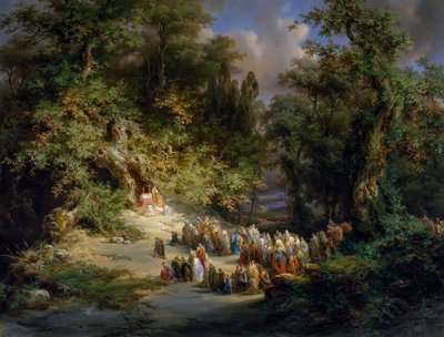 Tidlig kristen messe i skogen av Giuseppe Camino