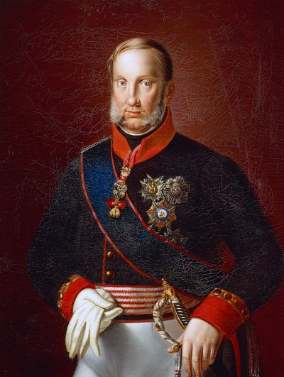 Portrett av Frans I av To Sicilier (Napoli av Giuseppe Cammarano