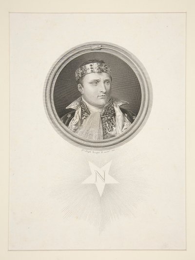 Napoleon som konge av Italia av Giuseppe Longhi