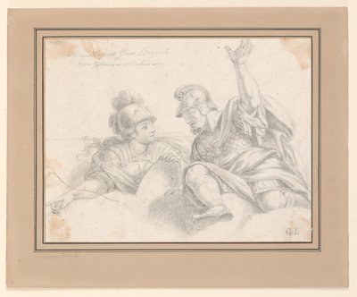 To romerske soldater i samtale av Giuseppe Longhi
