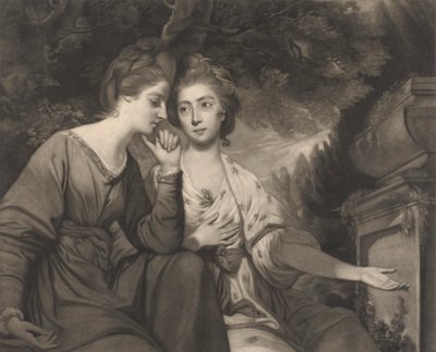 Mrs. Harriet Bouverie og Mrs. Frances Ann Crewe av Giuseppe Marchi