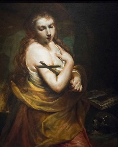 Büßende Magdalena von Giuseppe Maria (1665-1747) Crespi