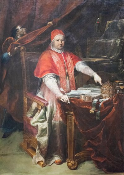 Papst Benedikt XIV. von Giuseppe Maria (1665-1747) Crespi