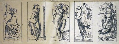 Tarotkort fra 1600-tallet av Giuseppe Maria Mitelli av Giuseppe Maria Mitelli
