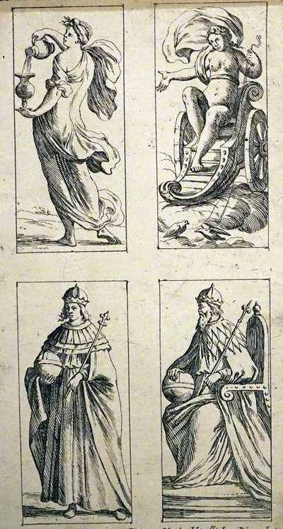Tarotkort fra 1600-tallet av Giuseppe Maria Mitelli av Giuseppe Maria Mitelli