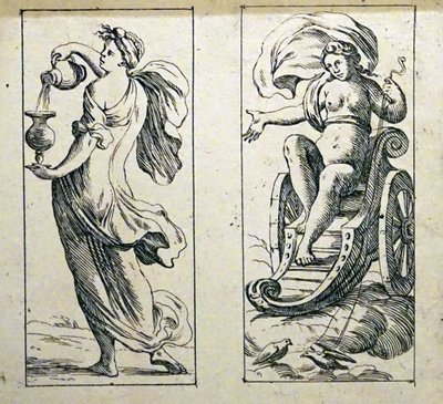 Tarotkort fra 1600-tallet av Giuseppe Maria Mitelli av Giuseppe Maria Mitelli