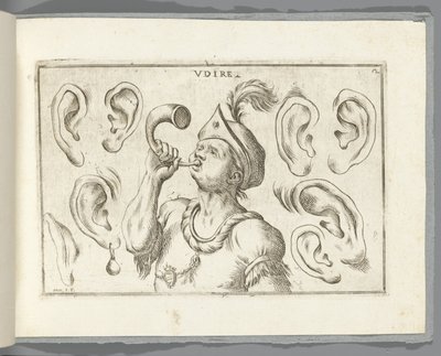 hørsel Udire (tittel på objekt) av Giuseppe Maria Mitelli