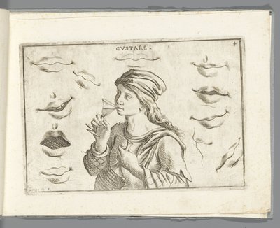 Smak Gustare (tittel på objekt) av Giuseppe Maria Mitelli