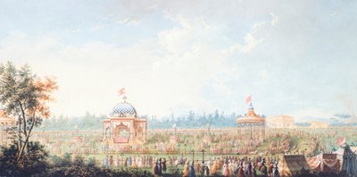 Race at Cascine, av Giuseppe Maria Terreni (1739-1811), Italia av Giuseppe Maria Terreni