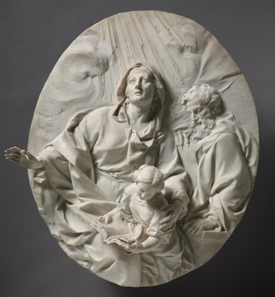 Jomfruens utdanning, ca. 1700 av Giuseppe Mazzuoli