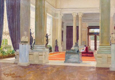 Nasjonalgalleriet for moderne kunst. Inngangsparti av Giuseppe Micali