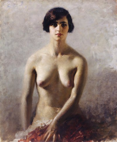 Nudenorwegian feminin av Giuseppe Palanti