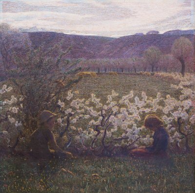 Blomstret eng av Giuseppe Pellizza da Volpedo