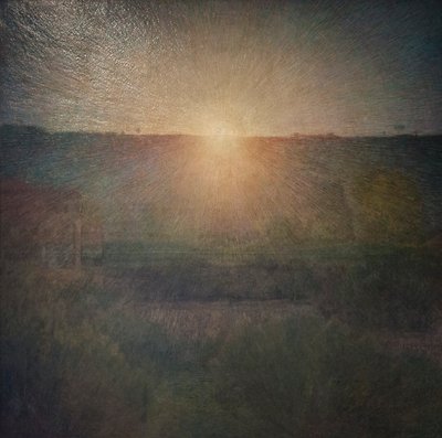 Den stigende solen av Giuseppe Pellizza da Volpedo