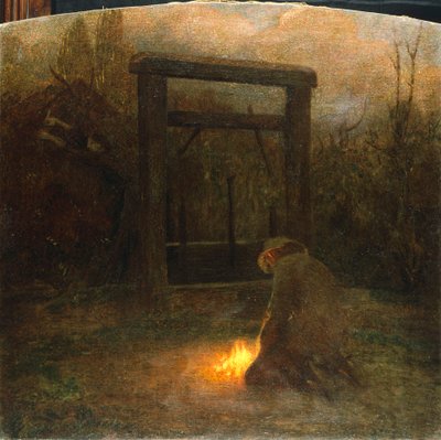 kjærlighet til livet, høyre panel, av Giuseppe Pellizza da Volpedo (1868-1907) av Giuseppe Pellizza da Volpedo