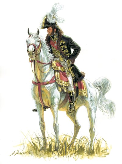 Første imperium: «Portrett av Joachim Murat (1767–1815) i 1805» Første imperium: Joachim Murat (1767–1815) i 1805 – Illustrasjon av Giuseppe Rava av Giuseppe Rava