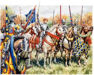 Hundreårskrigen: Jeanne d#39;Arc og den franske hæren - av Giuseppe Rava