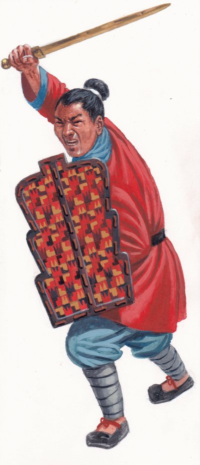 Sverdmann fra Zhao-hæren av Giuseppe Rava