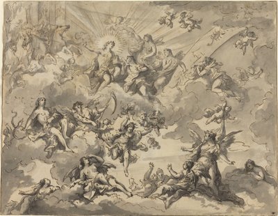 Apollo og musene av Giuseppe Valeriani