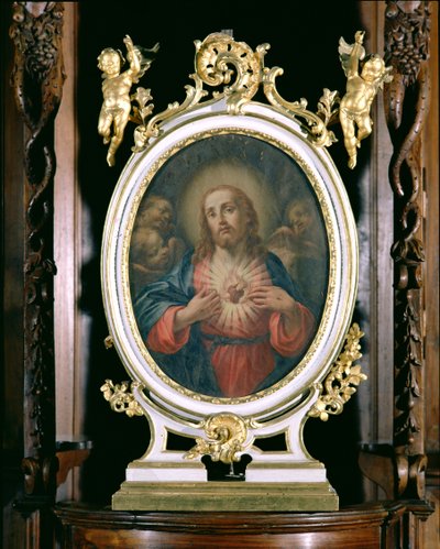 The Sacred Heart of Christ, fra Boarding School Chapel, 1766 av Giuseppe Varotti