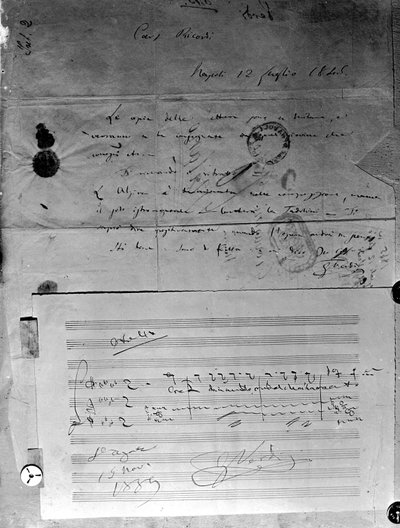 Korrespondanse skrevet av Giuseppe Verdi av Giuseppe Verdi