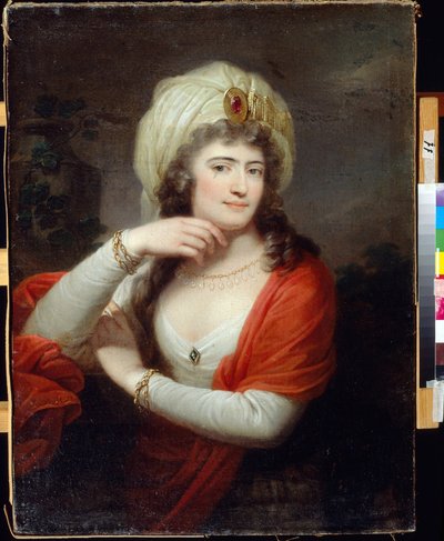 Portrett av Alexandra Branicka (nee Engelhardt av Giuseppe or Josef Grassi