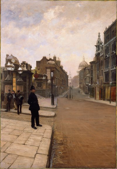 En søndag i London (maleri av Giuseppe or Joseph de Nittis
