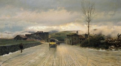 Kryss av Appenninene av Giuseppe or Joseph de Nittis