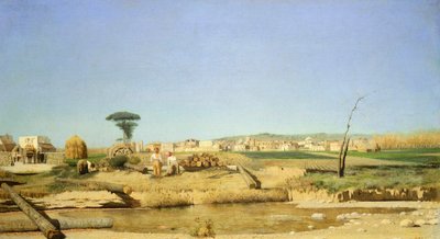 Våningshus nær Napoli av Giuseppe or Joseph de Nittis