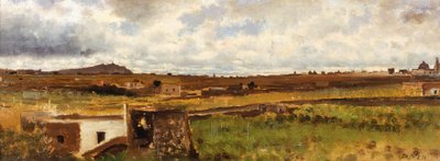 Landskap av Giuseppe or Joseph de Nittis