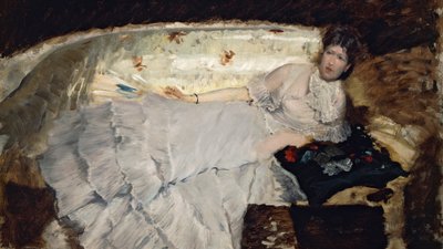 Perle og skall av Giuseppe or Joseph de Nittis