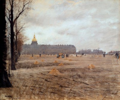Place des Invalides av Giuseppe or Joseph de Nittis